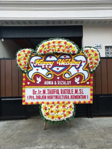 Papan Bunga Pernikahan kemayoran