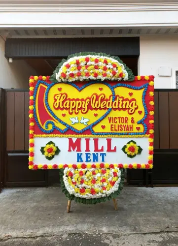 Papan Bunga Pernikahan kemayoran